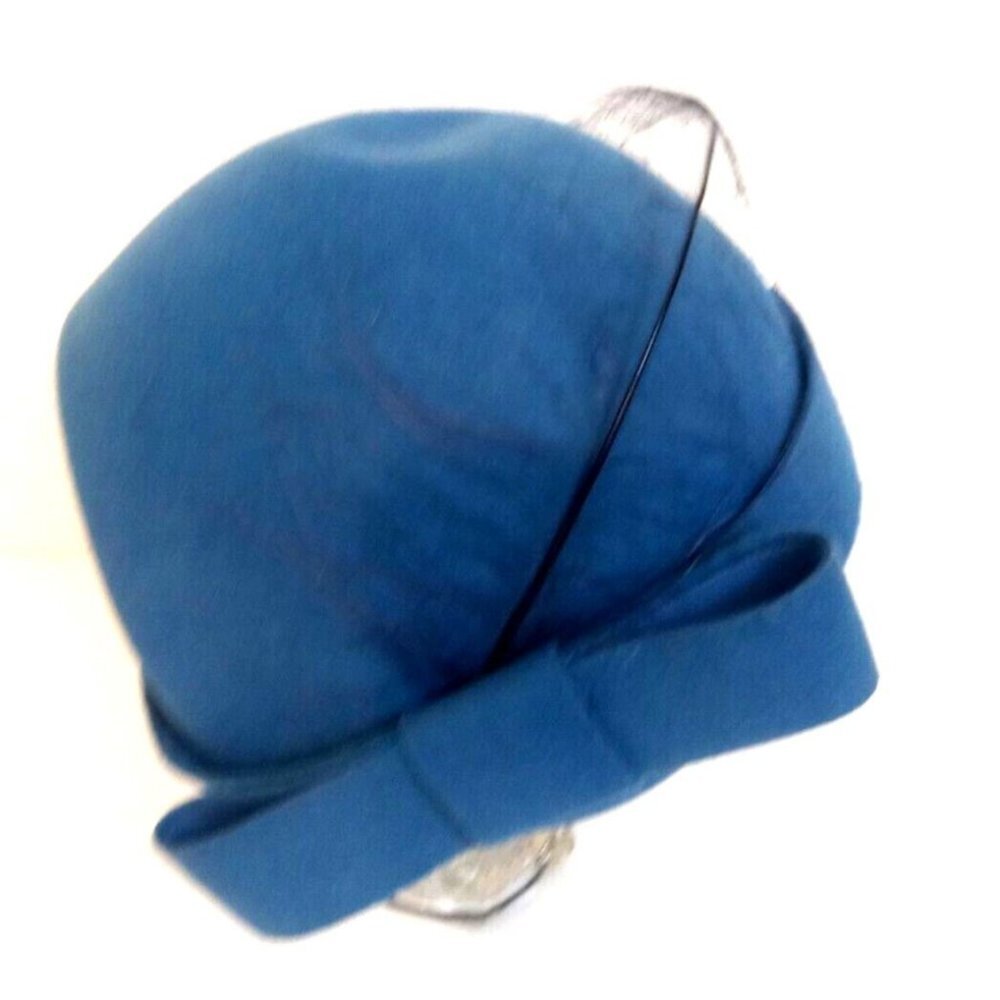 Adolfo 2 Excello Hat Womens Royal Blue 100% Wool Geo W Bolman & Co Inc